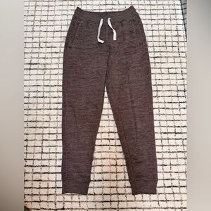 Men's Dark Brown Drawstring Jogger Sweatpants